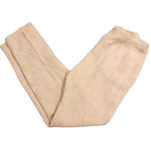 CACHE women's Gold straight leg dress pants SIZE 4 high-rise Night out Wavy